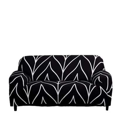 Onyx Chic Anyhouz Sofa Cover Black Style 3 Seater 1