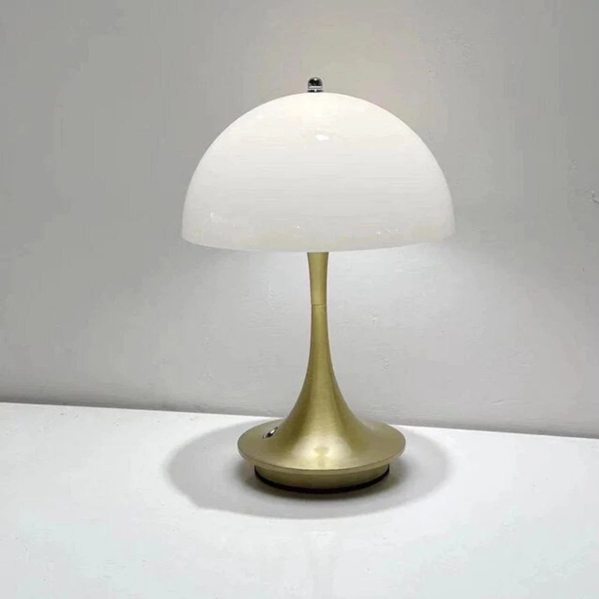 Aureate Fungi Anyhouz Luxury Lamp Gold Body Mushroom Home Decor Wireless Rechargeable Table Accents for Bedroom Hotel Living Room 1