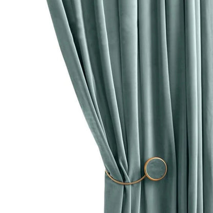 SpiceDrift Drapix Anyhouz Curtain Cardamom Green Blackout Curtains for Living Room 1