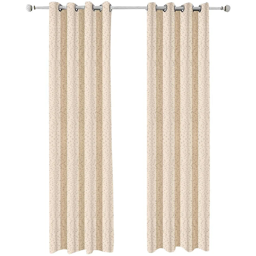 NeutralVibe Drapix Anyhouz Curtains Beige Retro Style Texture Fashion Decor 1