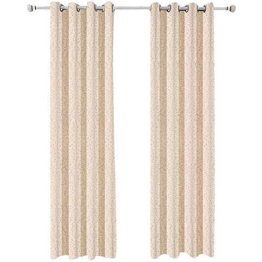 NeutralVibe Drapix Anyhouz Curtains Beige Retro Style Texture Fashion Decor 1