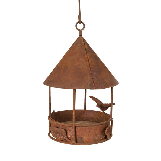 Bird Feeder House Rust