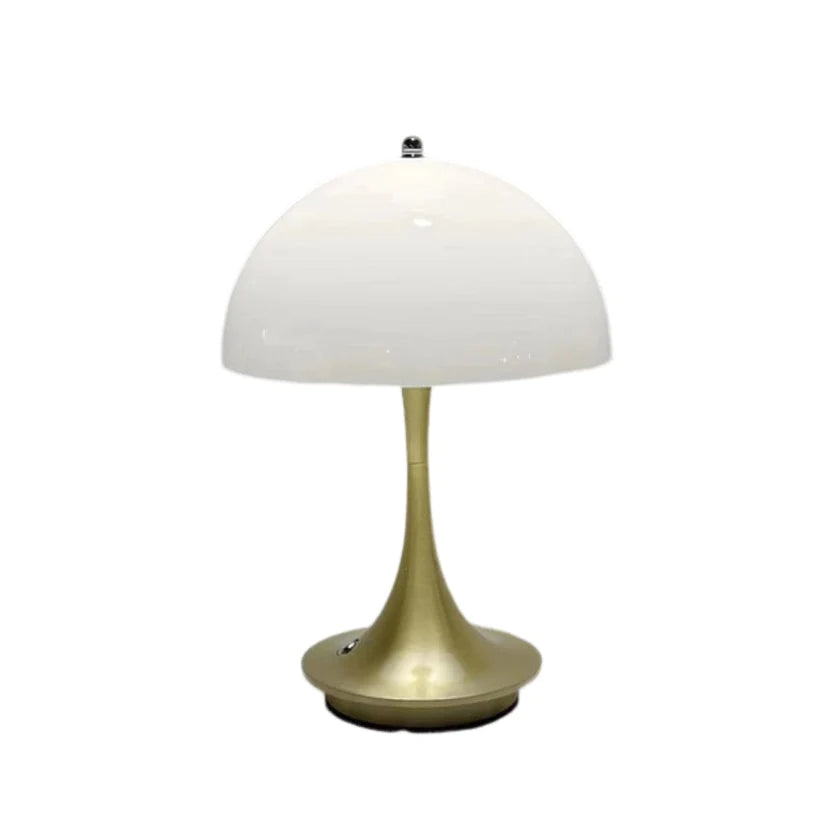 Aureate Fungi Anyhouz Luxury Lamp Gold Body Mushroom Home Decor Wireless Rechargeable Table Accents for Bedroom Hotel Living Room 2