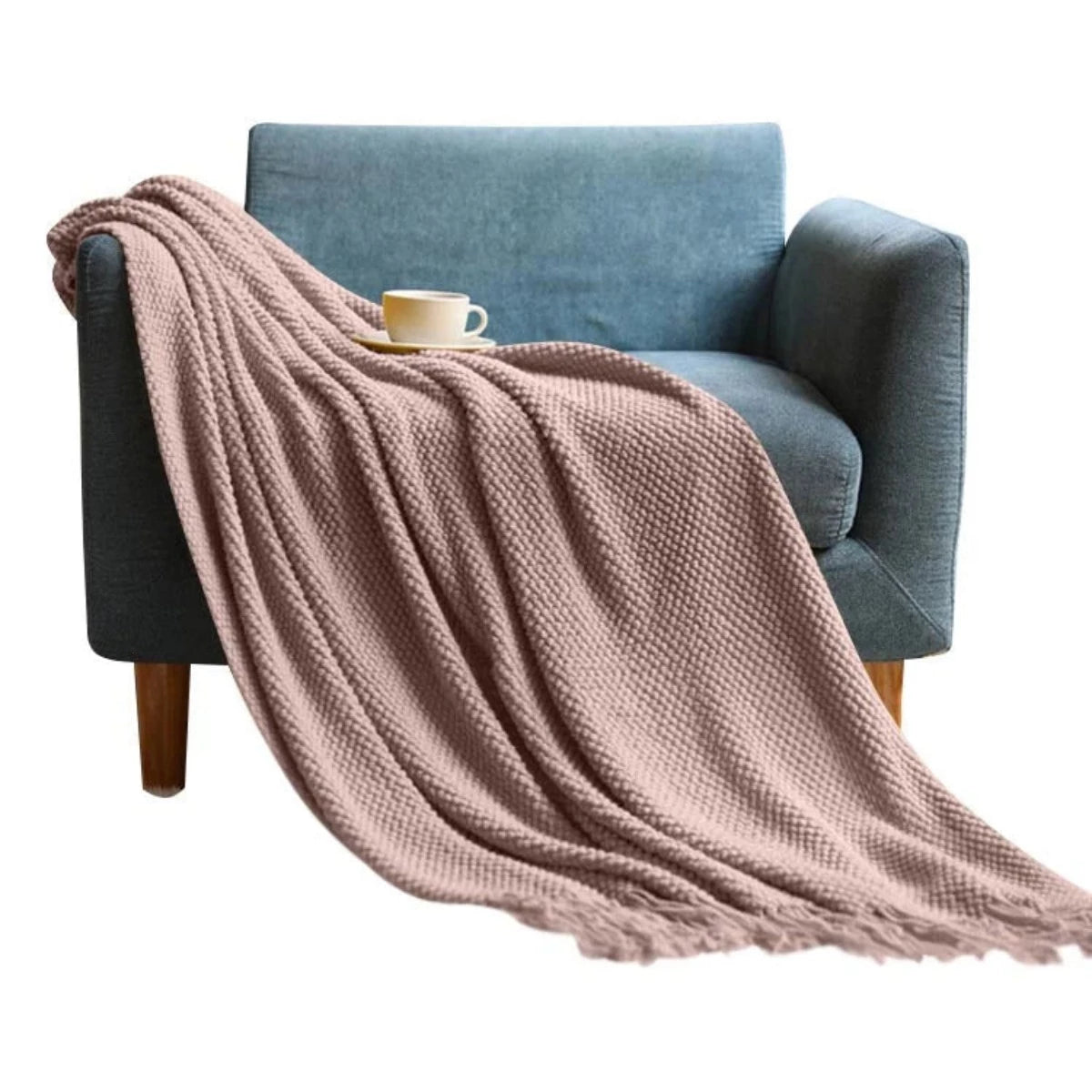 BlushHue Anyhouz Pink Throw Blanket 2