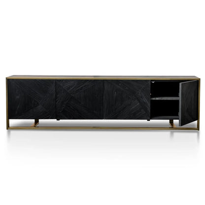 Glornak 2.2m Entertainment TV Unit - Golden-houseofhyne