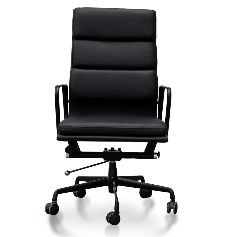 Kelvar High Back Office Chair - Full Black-houseofhyne