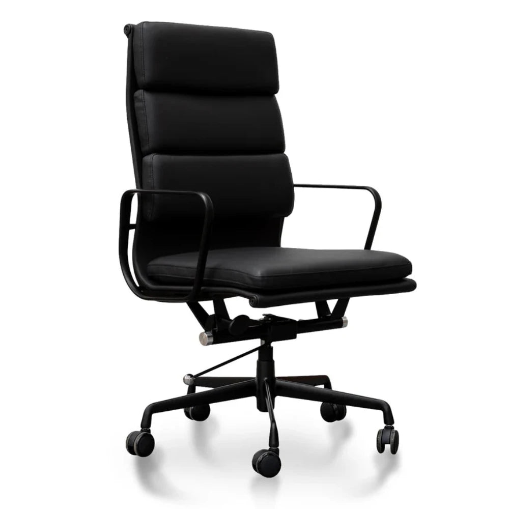 Kelvar High Back Office Chair - Full Black-houseofhyne