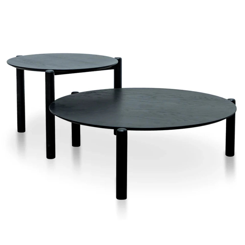 Klyptor Nest of Coffee Tables - Black-House of Hyne