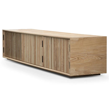 Tylorn 2m Entertainment TV Unit - Natural Ash Veneer-houseofhyne