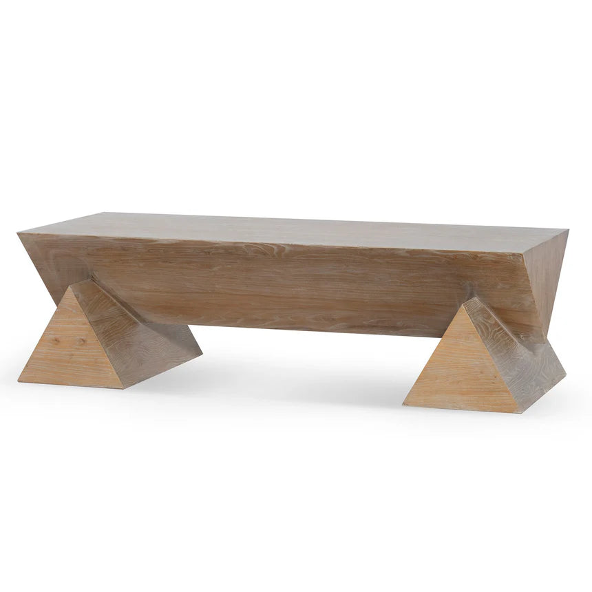 Zentari 1.52m Elm Coffee Table - Natural - House of Hyne