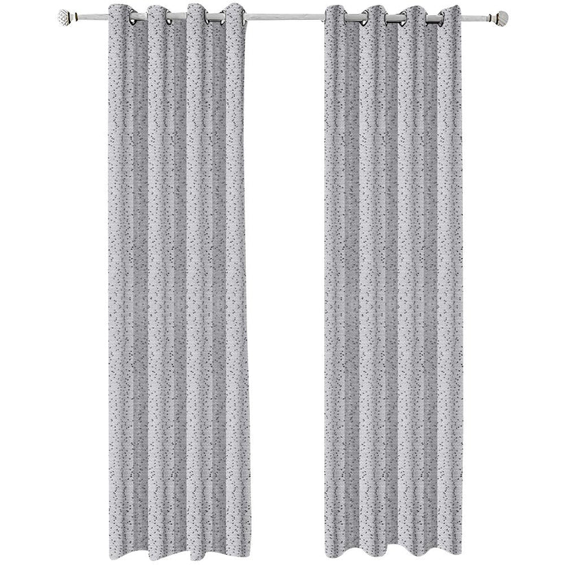 SlateVibe Drapix Anyhouz Curtains Grey Retro Style Texture Fashion Decor 1