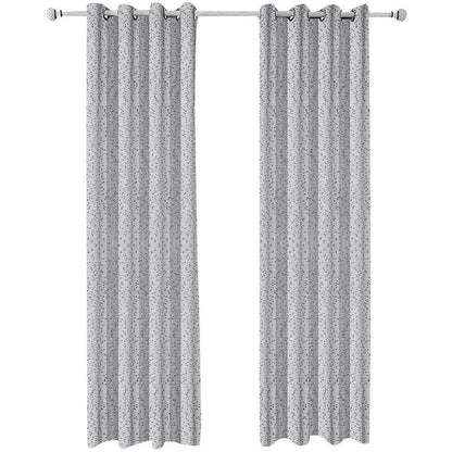 SlateVibe Drapix Anyhouz Curtains Grey Retro Style Texture Fashion Decor 1