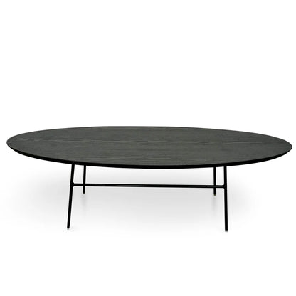 Celestara 117.5cm Coffee Table - Black Ash Veneer - Black Legs - House of Hyne