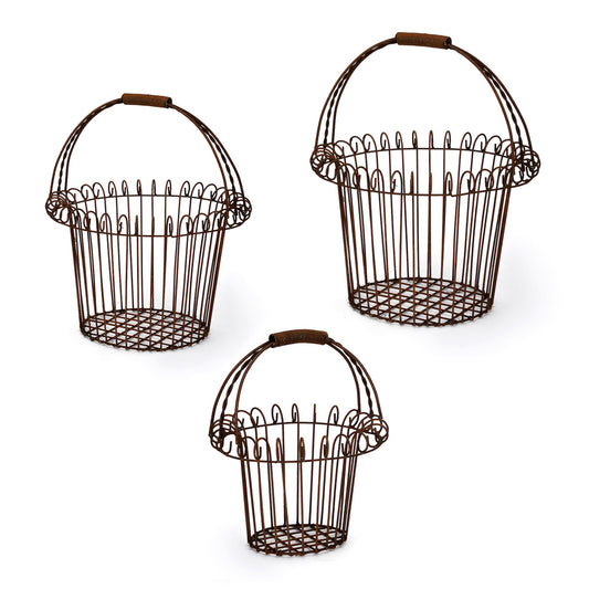 Round Basket - Set of 3 - House of Hyne