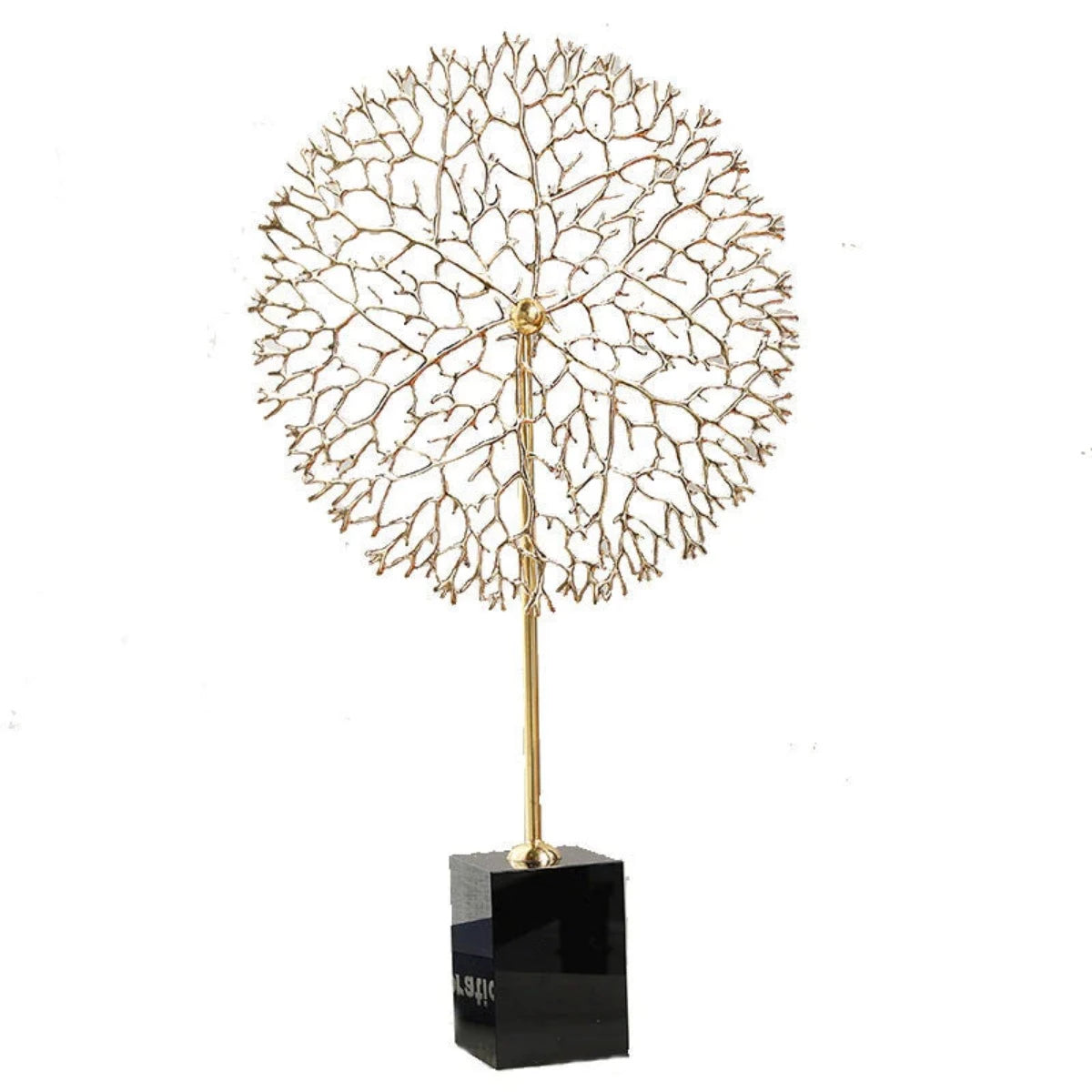 Vorlonix Anyhouz Tabletop Metal Tree Home Decor Marble Base 1