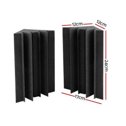 Alpha Acoustic Foam 40pcs Corner Bass Trap Sound Absorption Proofing Treatment 2