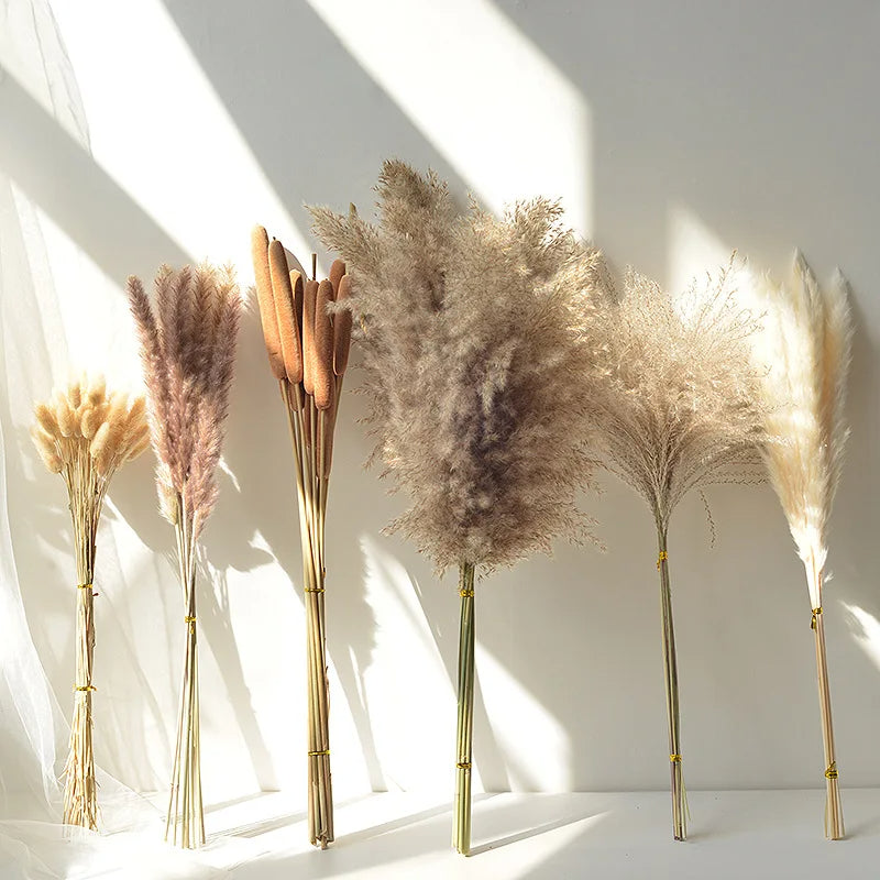 Fluffy Pampas Grass Decoration Boho Wedding Flower Bunch