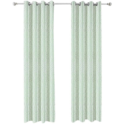 RetroVibe Drapix Anyhouz Curtains Green Retro Style Texture Fashion Decor 1