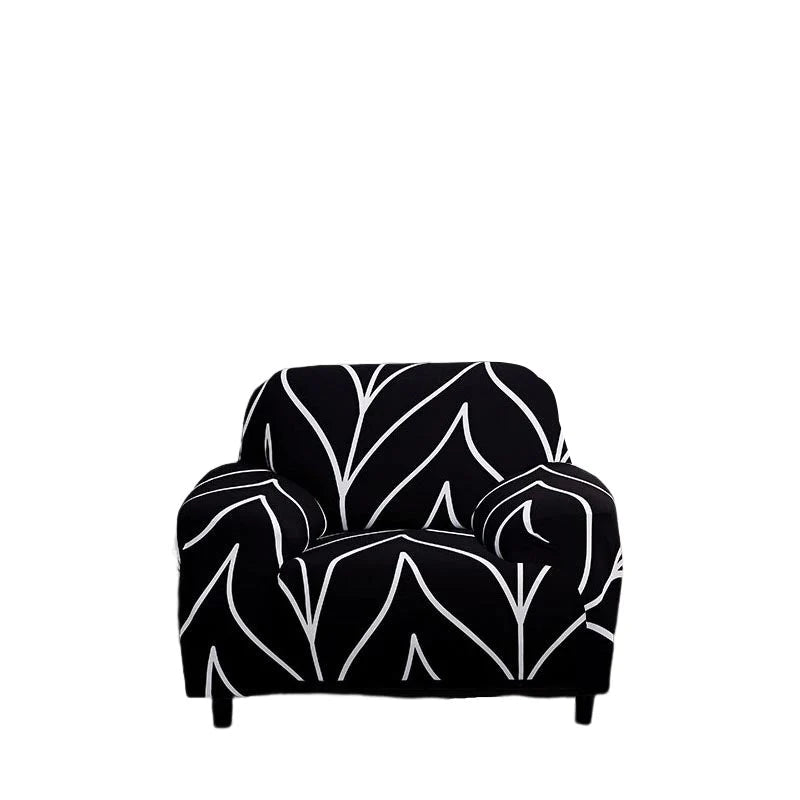 Onyx Chic Anyhouz Sofa Cover Black Style 1 Seater 1