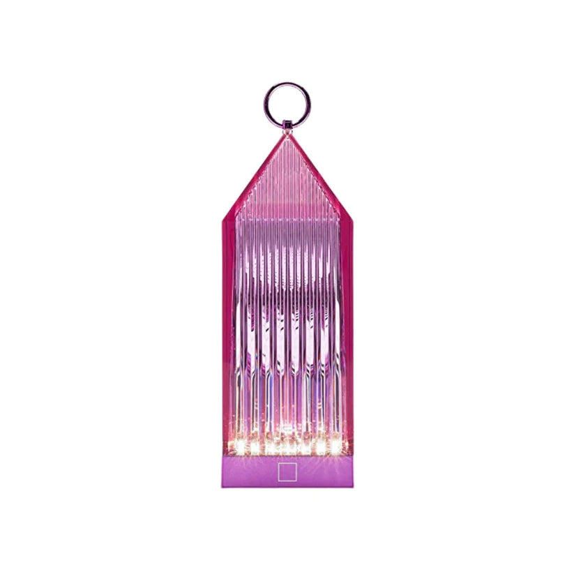 Amethyst Radiance Anyhouz Luxury Lamp Acrylic Crystal Purple Lantern Home Decor USB Charging Table Accents for Bedroom Hotel Living Room 1