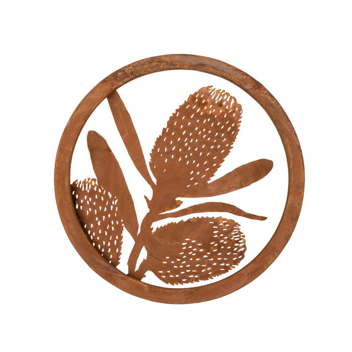 Wall Art Banksia Corten Large - Set of 2 - House of Hyne