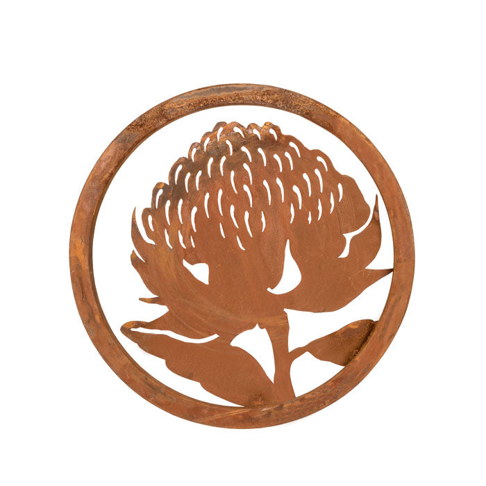 Wall Art Waratah Corten Large - Set of 2 - House of Hyne