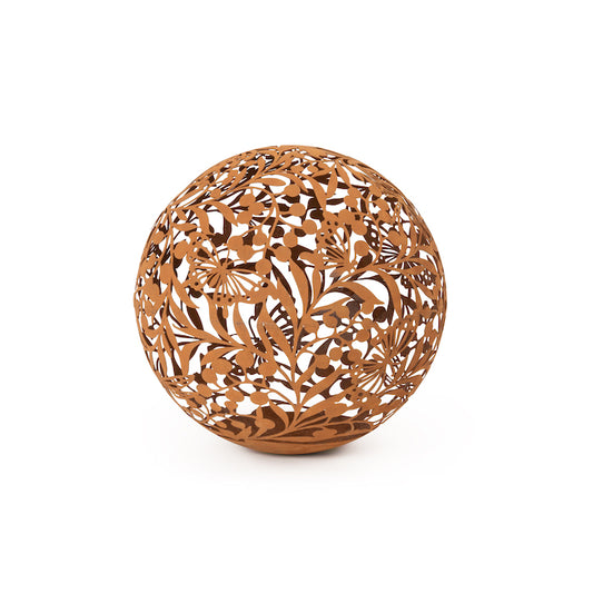 Ball Wildlife Corten 40cm Rust