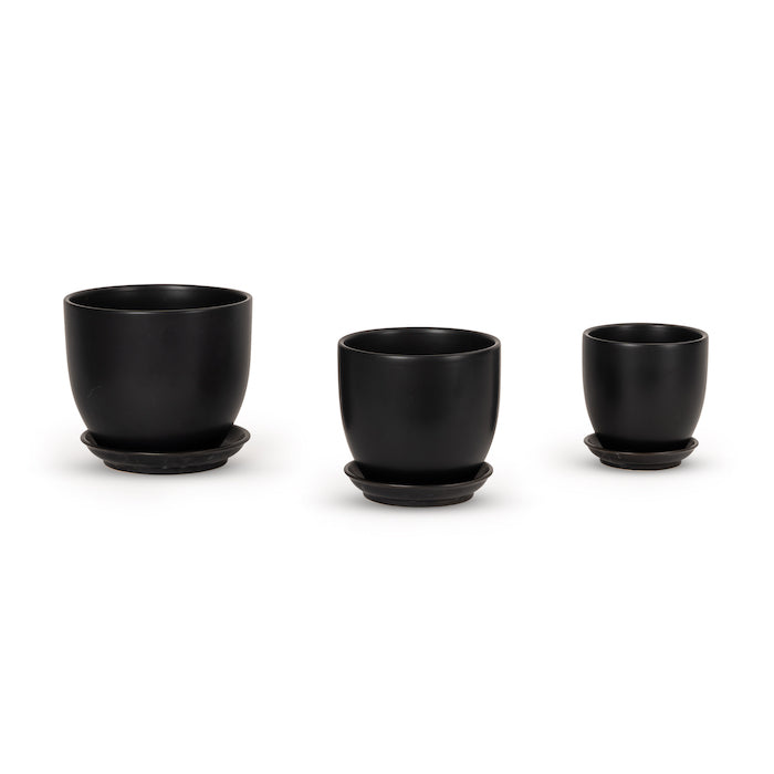 Pot Tulip Matte Black - House of Hyne