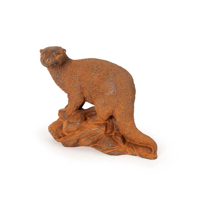 Otter Cast Iron Sculpture - House of Hyne