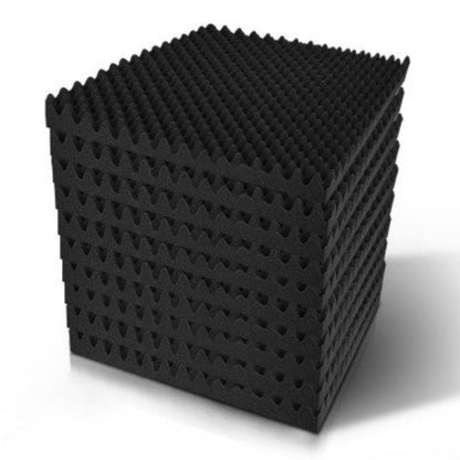 Alpha Acoustic Foam 20pcs 50x50x5cm Sound Absorption Proofing Panels Eggshell 1