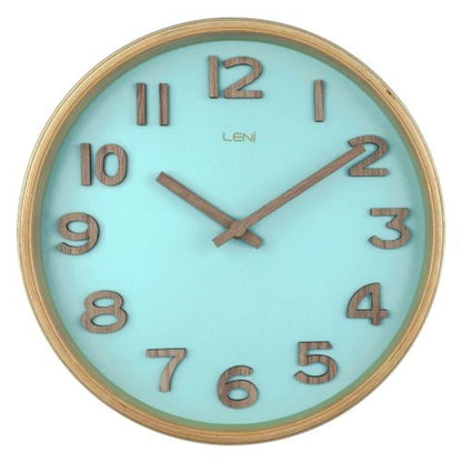 Veltrix Leni Tilia Wall Clock 25.5cm Teal-houseofhyne