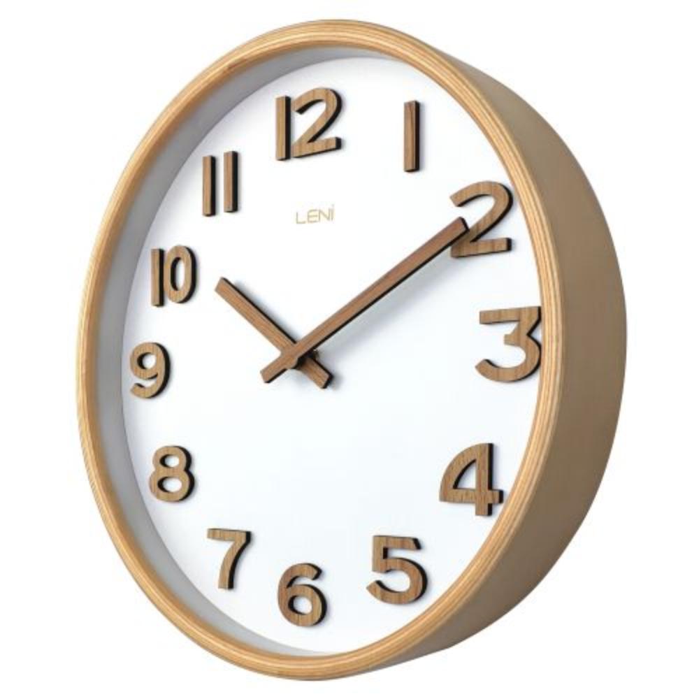 Xylar Leni Tilia Wall Clock 25.5cm White-houseofhyne