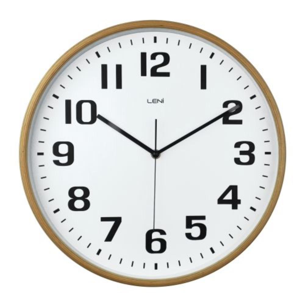 Quorvex Leni Wood Wall Clock 32cm White-houseofhyne