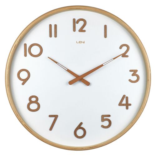 Xylox Leni Deco Wall Clock 53cm White