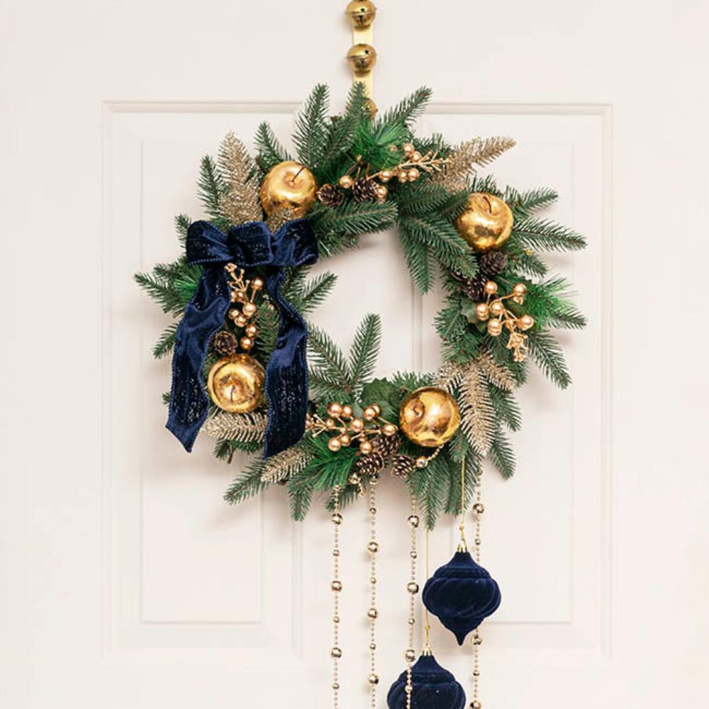 Zyphor Forest Christmas Pine Wreath Deep Green (45cmD)x 3-houseofhyne