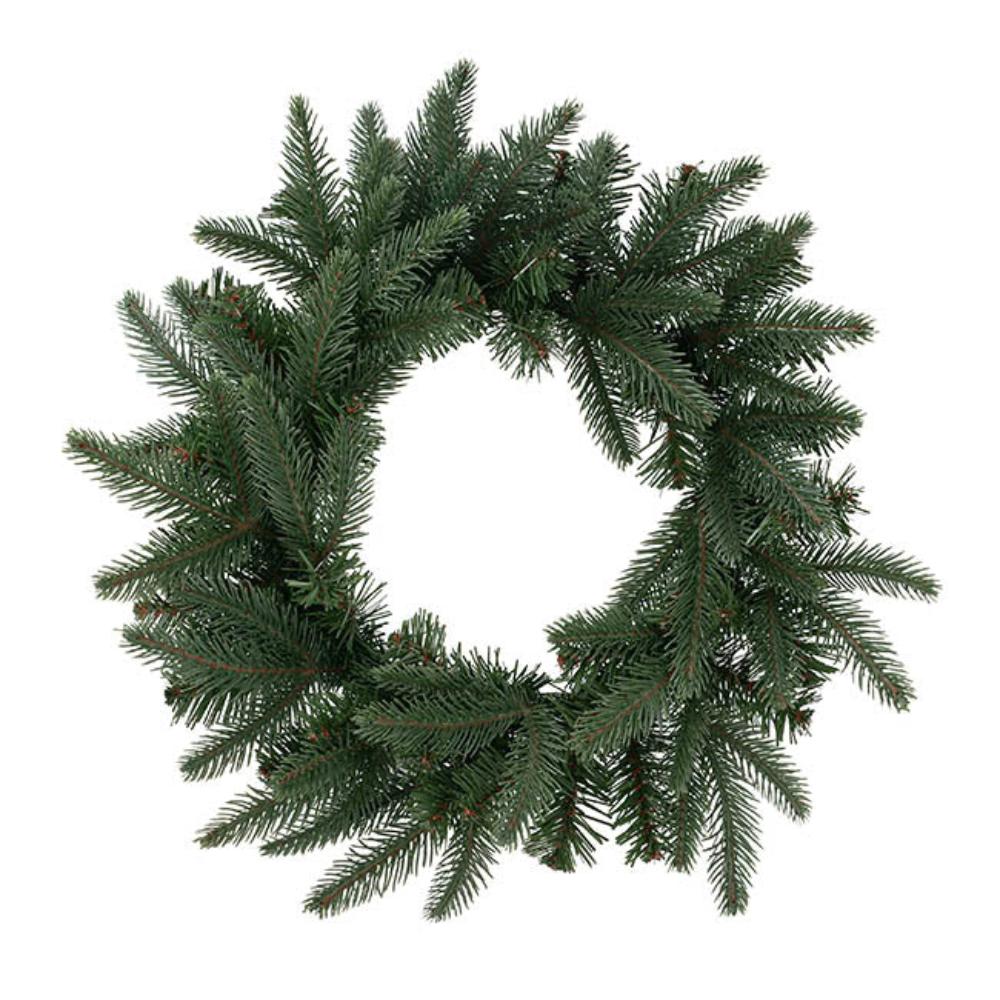 Zyphor Forest Christmas Pine Wreath Deep Green (45cmD)x 3-houseofhyne