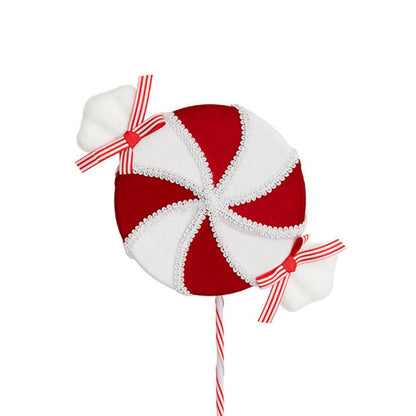 Vyxen Candy Lollipop Pick Red & White (14x22x44cmH)- 7 pcs-houseofhyne