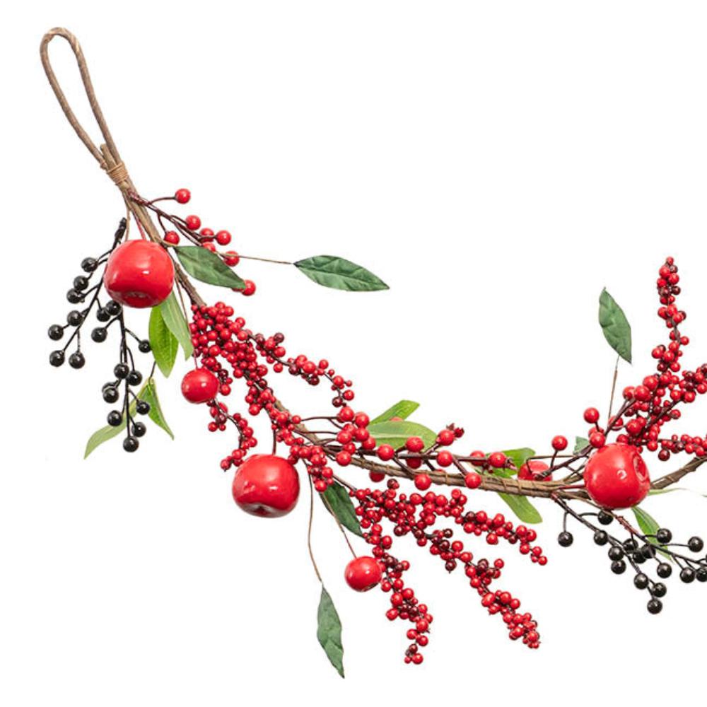 Glyxor Exquisite Berry & Apple Garland Red (150cmL)x 2-houseofhyne