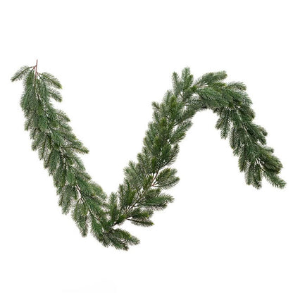 Thyrax Real Touch Traditional Pine Garland Green (180cmL)-houseofhyne