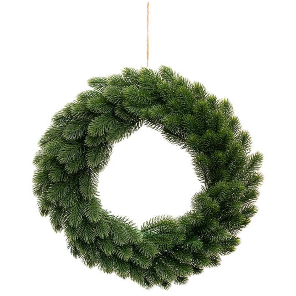 Xyron Real Touch Traditional Pine Wreath Green (45cmD)- 2 pcs-houseofhyne