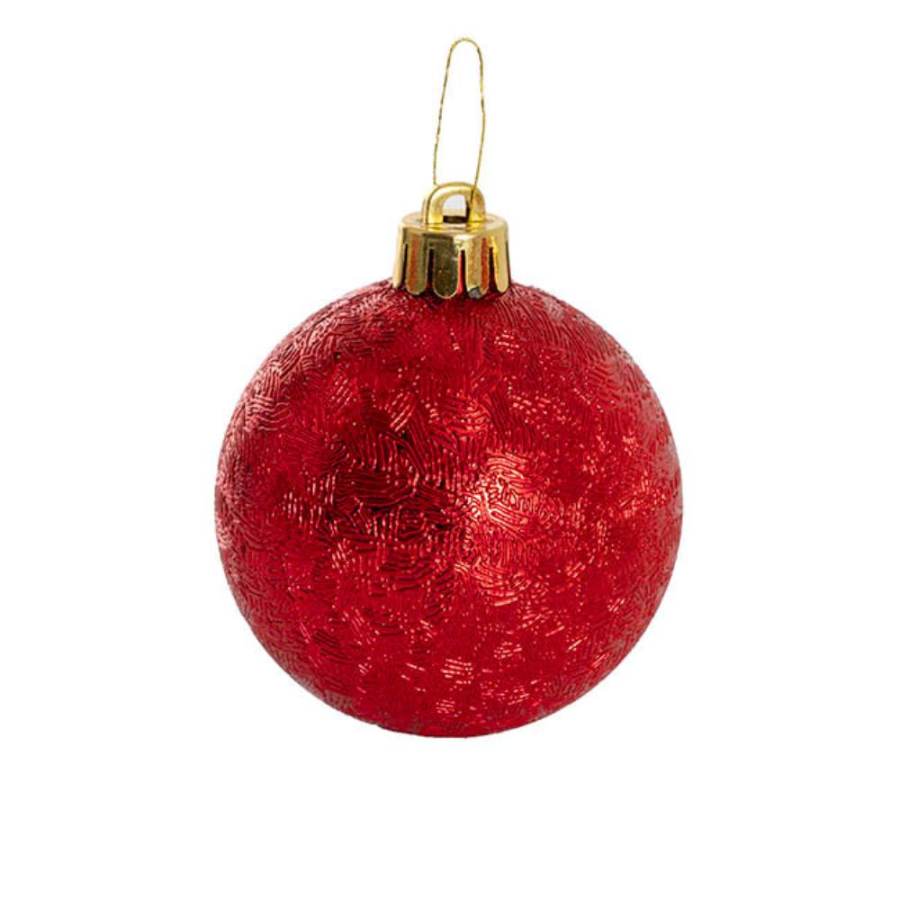 Grivon Assorted Hanging Baubles Set 8 Red & Gold (6cmD) x 7-houseofhyne