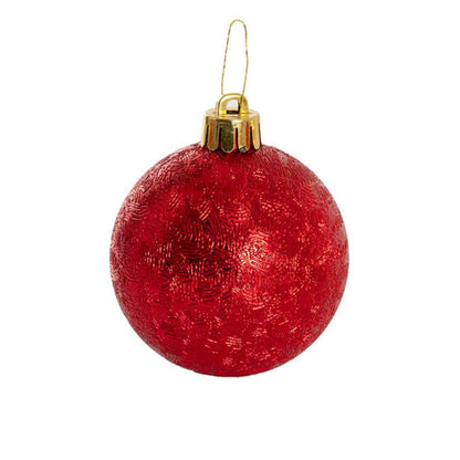 Grivon Assorted Hanging Baubles Set 8 Red & Gold (6cmD) x 7-houseofhyne