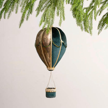 Krylon Hanging Hot Air Balloon Dark Green (28cmH) x5-houseofhyne