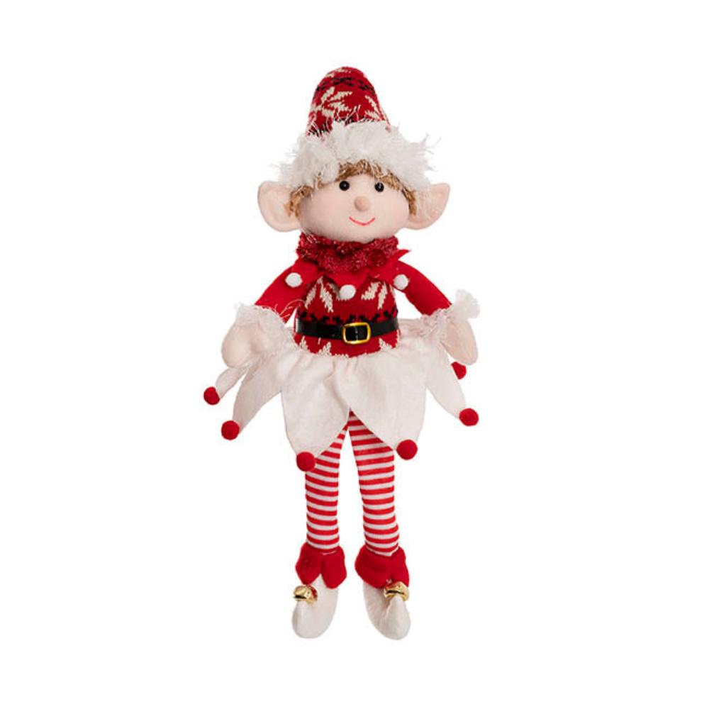 Samtrix Sam Cheeky Christmas Elf Doll Red & White- 3 pcs-houseofhyne