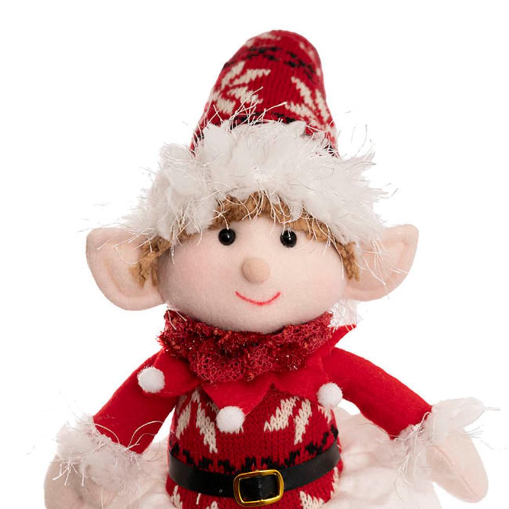 Samtrix Sam Cheeky Christmas Elf Doll Red & White- 3 pcs-houseofhyne