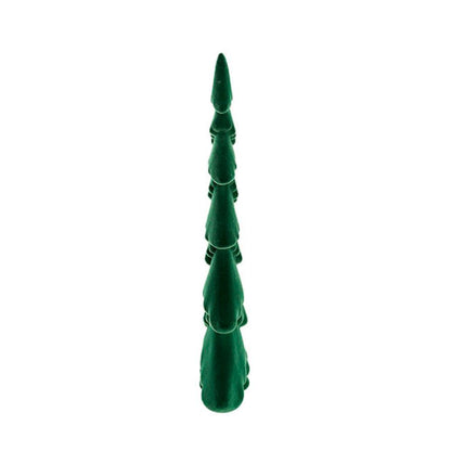 Vralin Flocked Table Top Tree Dark Green (61cmH) x 3-houseofhyne