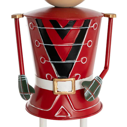  Myrlox Standing Metal Nutcracker Red (21.5x20x59cmH)-houseofhyne