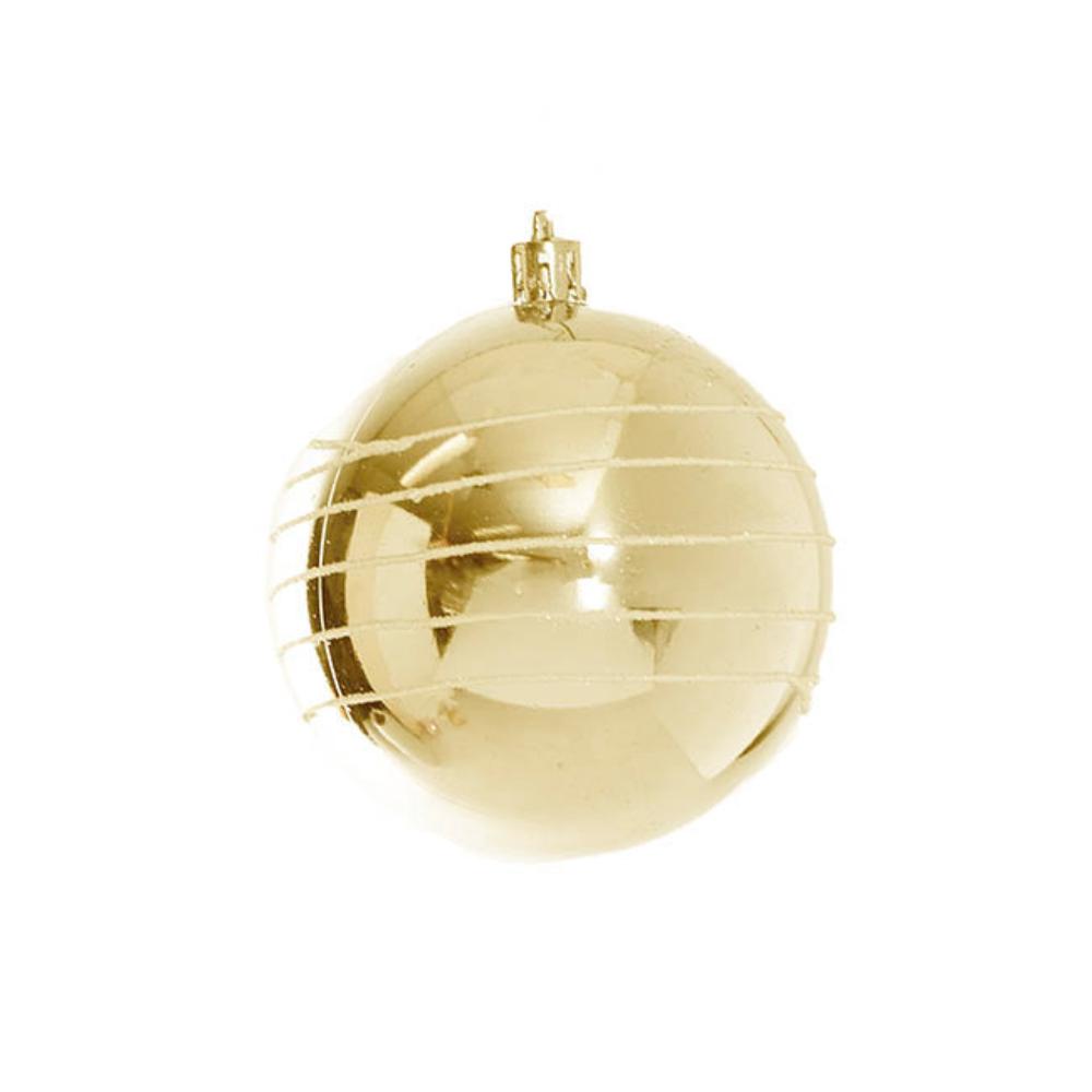 Thrylex Decorative Assorted Hanging Baubles Set 30 Gold (8cmD)-houseofhyne