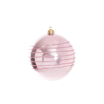 Zylix Decorative Assorted Hanging Baubles Set 30 Pink (8cmD)-houseofhyne