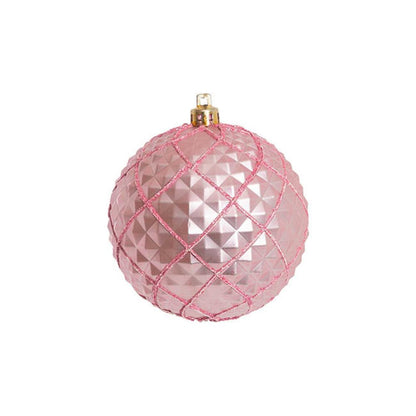 Zylix Decorative Assorted Hanging Baubles Set 30 Pink (8cmD)-houseofhyne